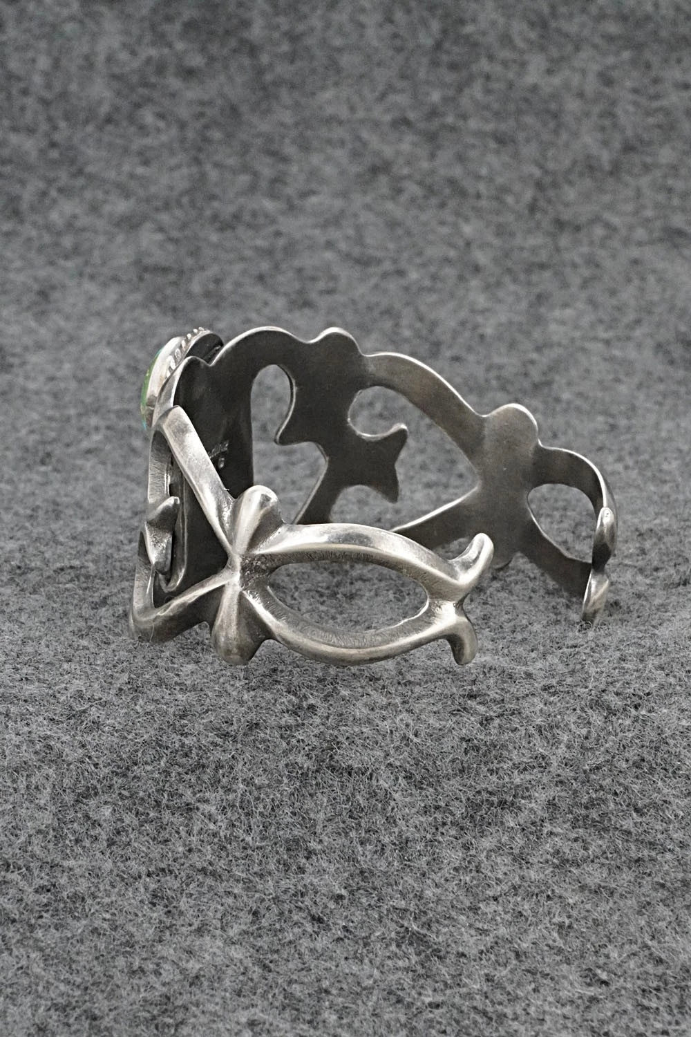 Turquoise & Sterling Silver Bracelet - Eugene Gruber
