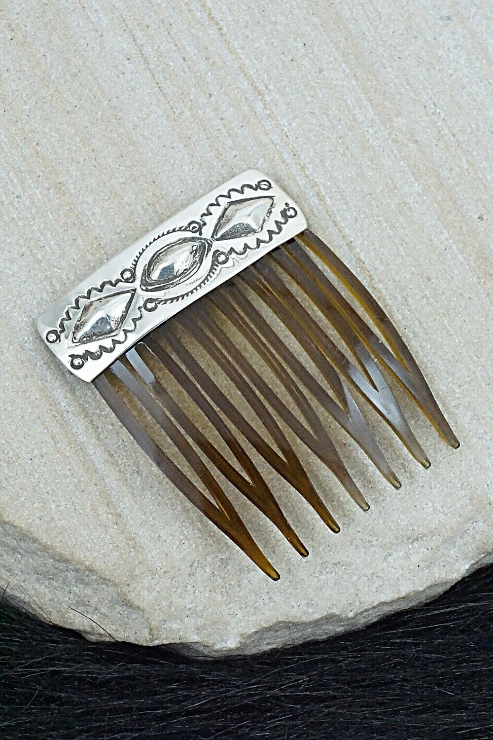 Sterling Silver Hair Combs - Jennie Blackgoat