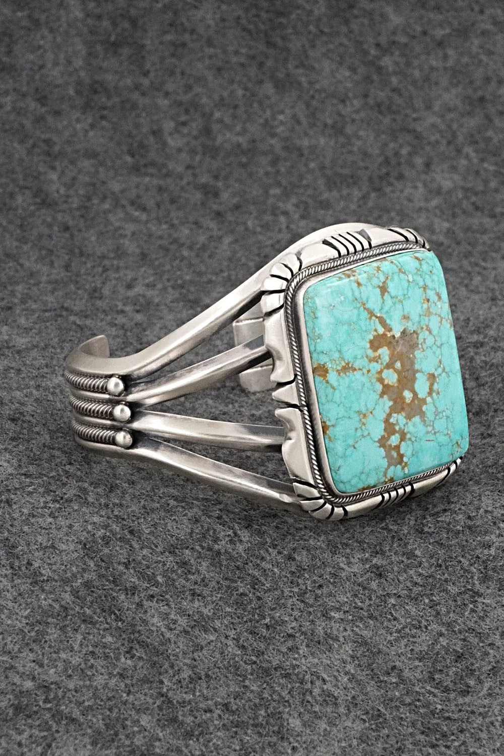 Turquoise & Sterling Silver Bracelet - Mark Yazzie