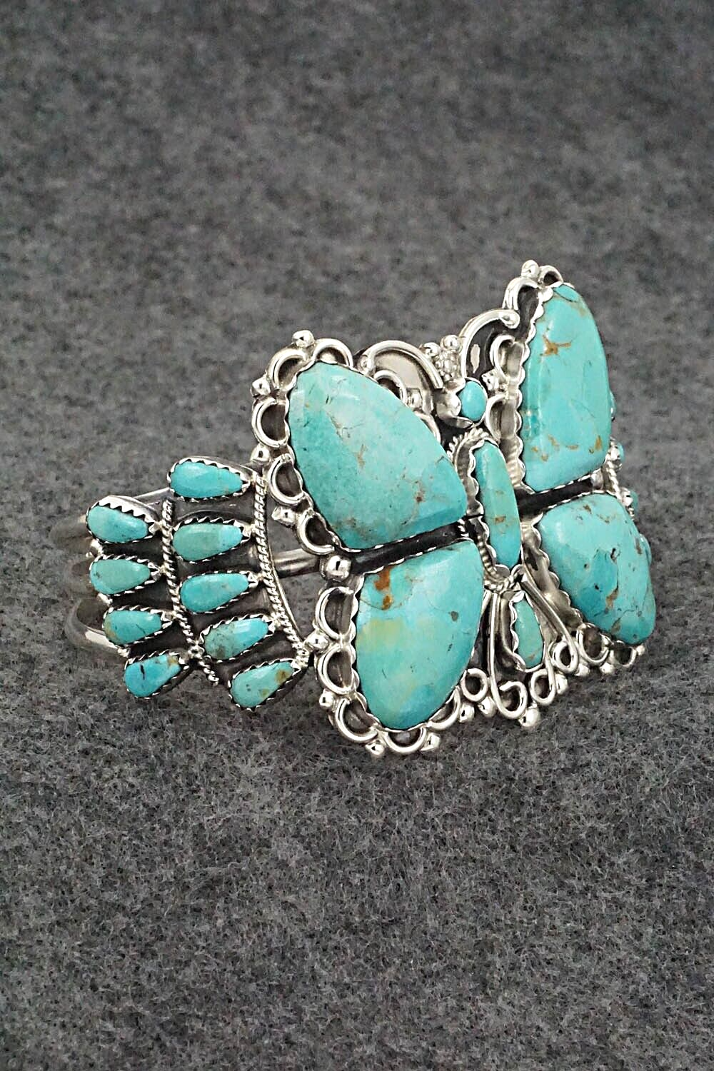 Turquoise & Sterling Silver Bracelet - Zeita Begay