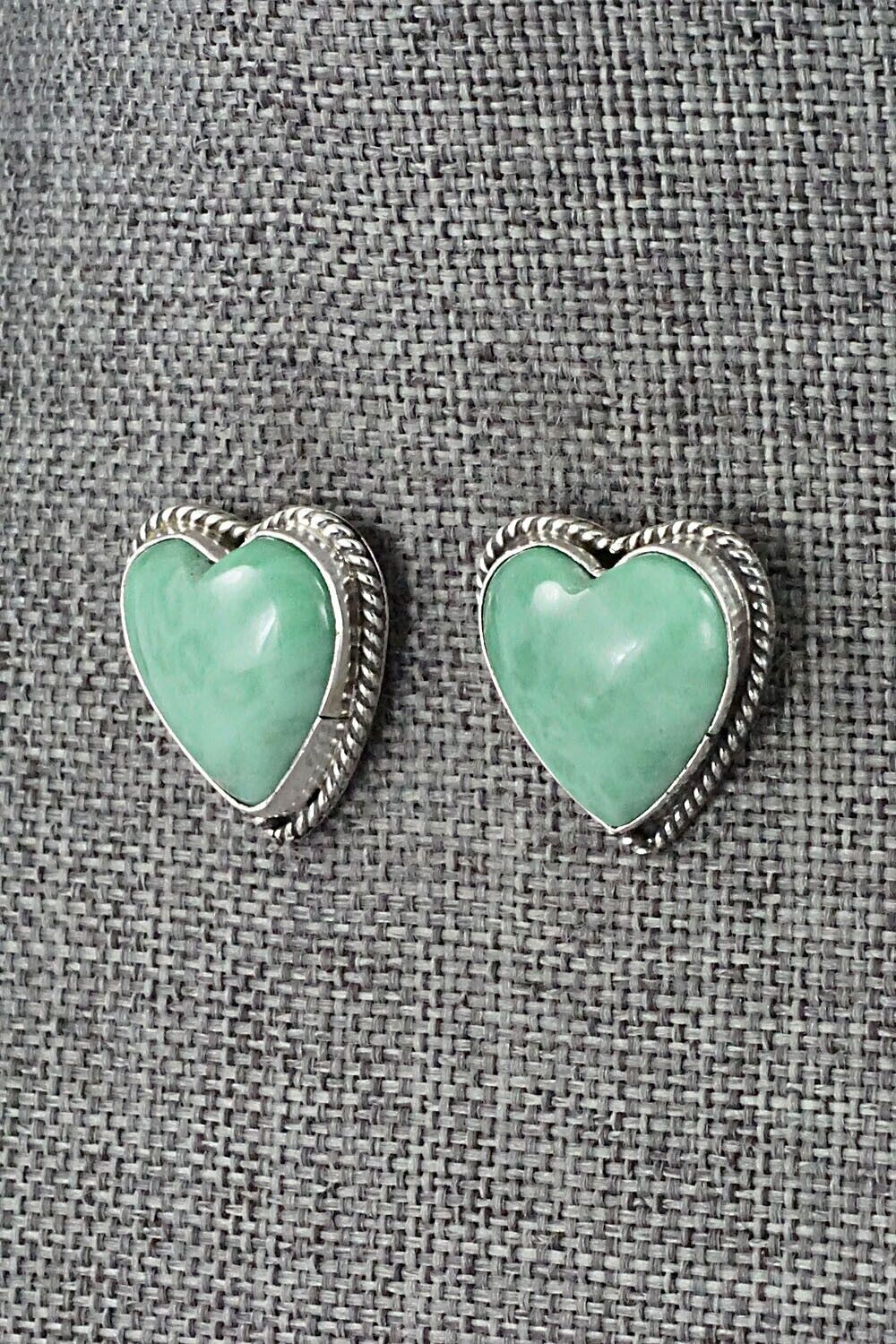 Turquoise and Sterling Silver Earrings - Sharon McCarthy
