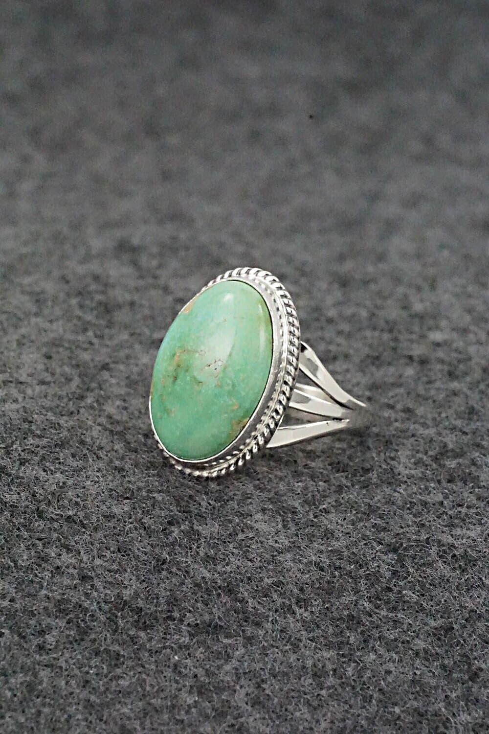 Turquoise & Sterling Silver Ring - Judy Largo - Size 7