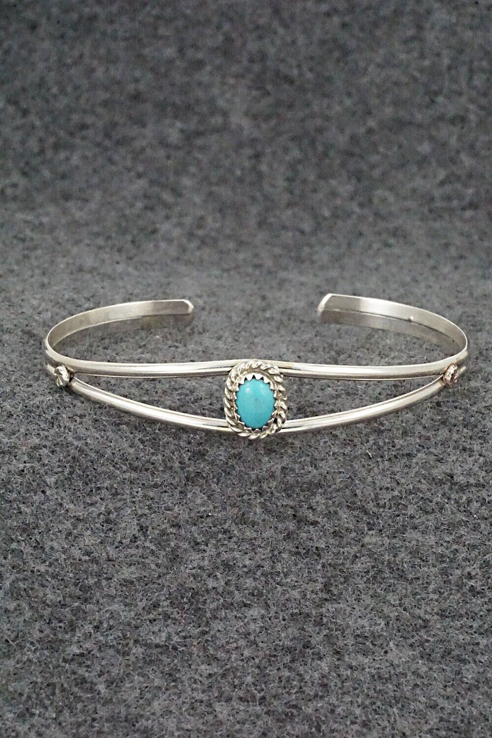 Turquoise & Sterling Silver Bracelet - Elton Cadman