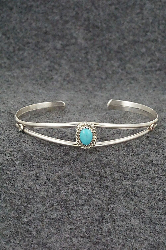Turquoise & Sterling Silver Bracelet - Elton Cadman