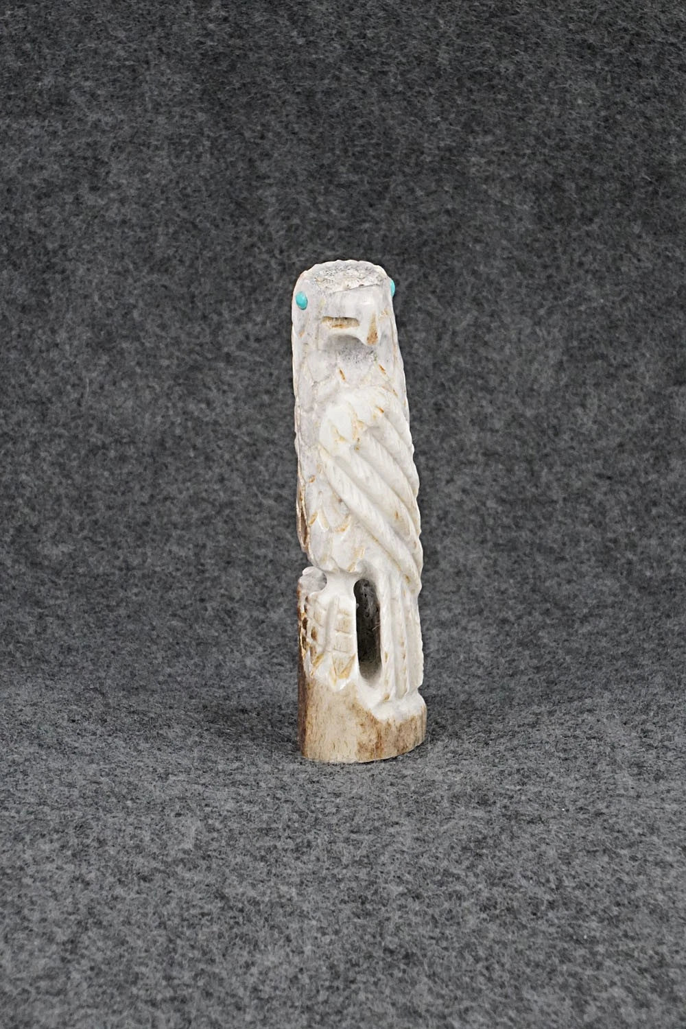 Eagle Zuni Fetish Carving - Garrick Weeka