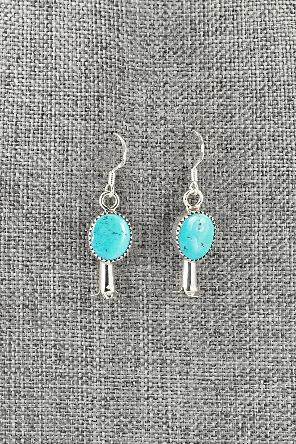 Turquoise & Sterling Silver Squash Blossom Set - Califreda Roanhorse