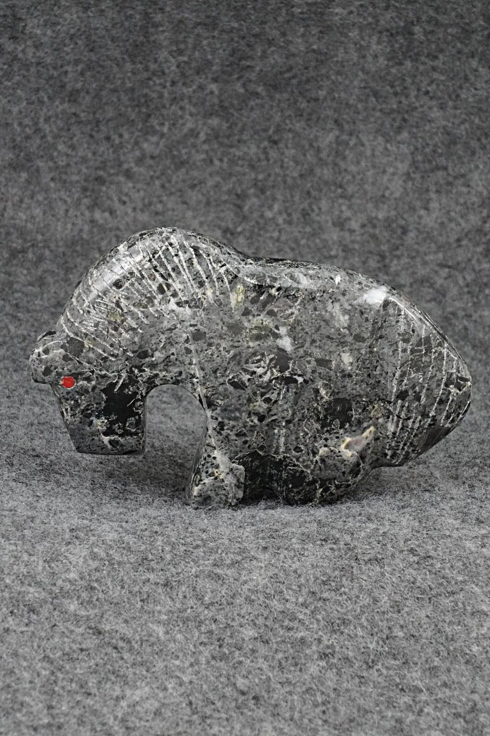 Horse Zuni Fetish Carving - Kenric Laiwakete
