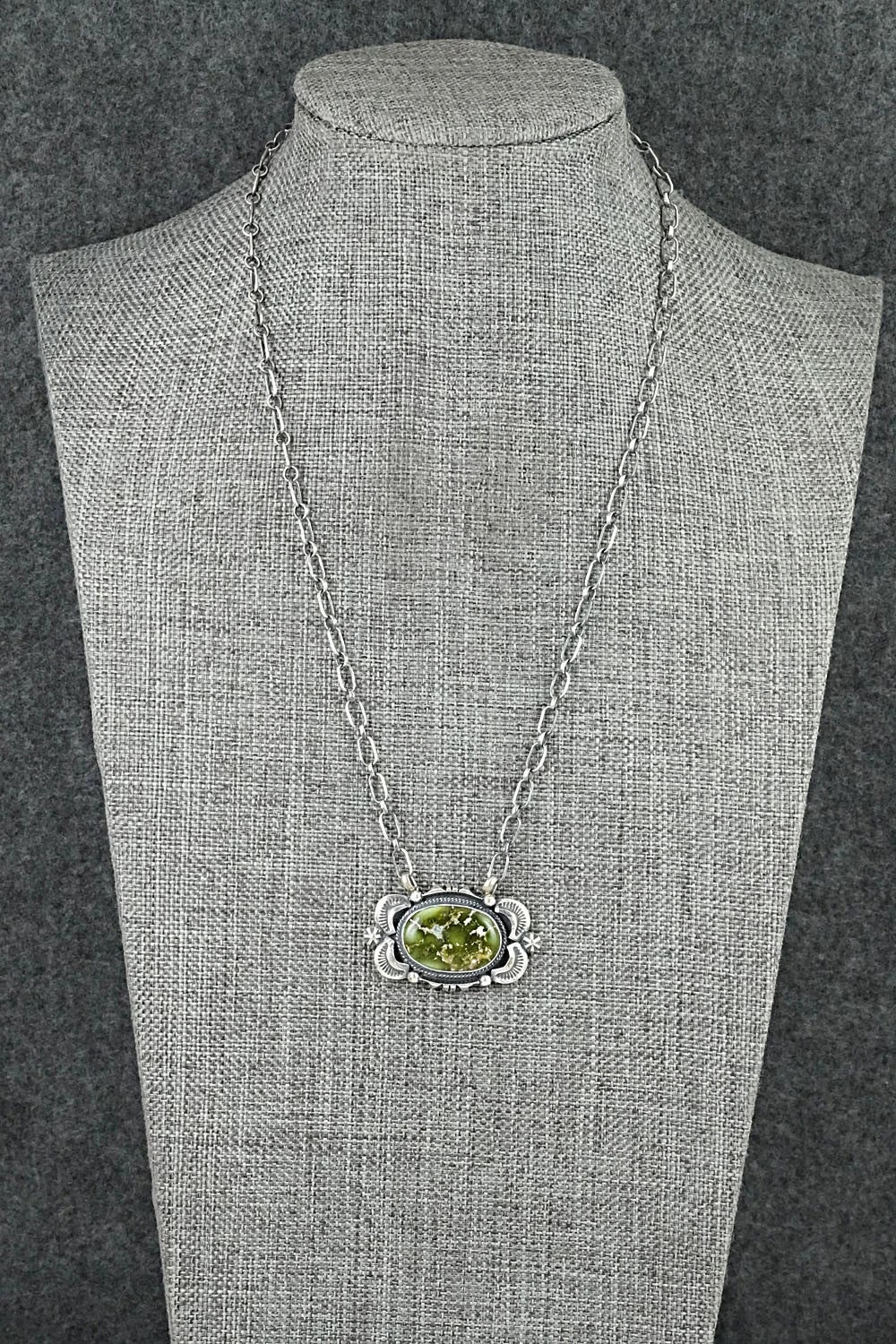 Turquoise & Sterling Silver Necklace - Daniel Benally