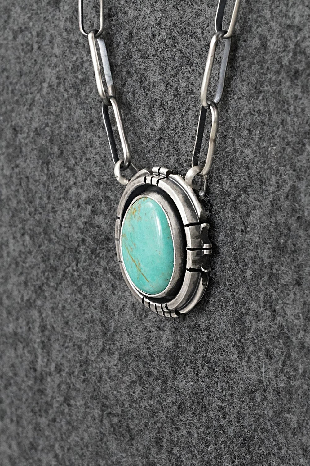 Turquoise & Sterling Silver Necklace - Daniel Benally