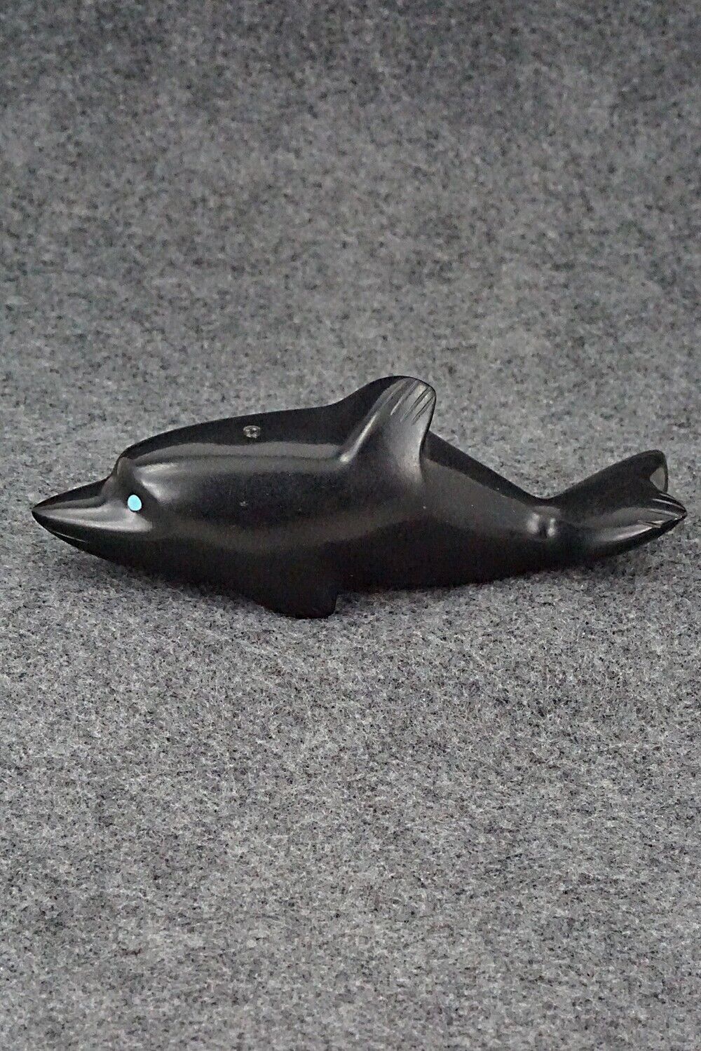 Dolphin Zuni Fetish Carving - Herbert Halate