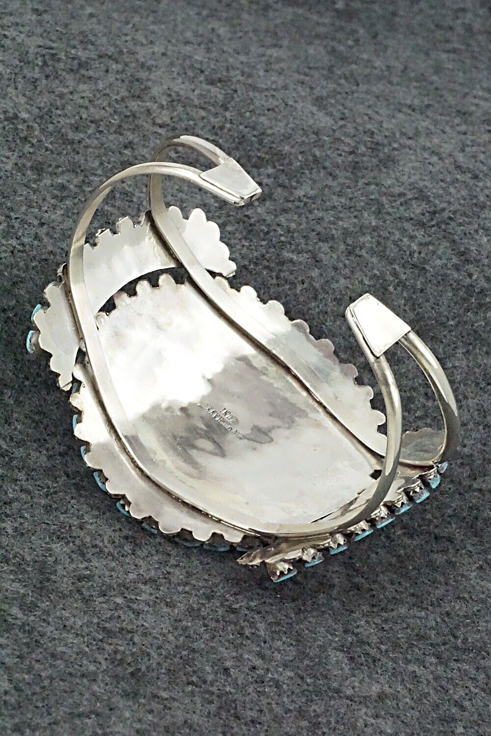 Turquoise & Sterling Silver Bracelet - Merlinda Chavez