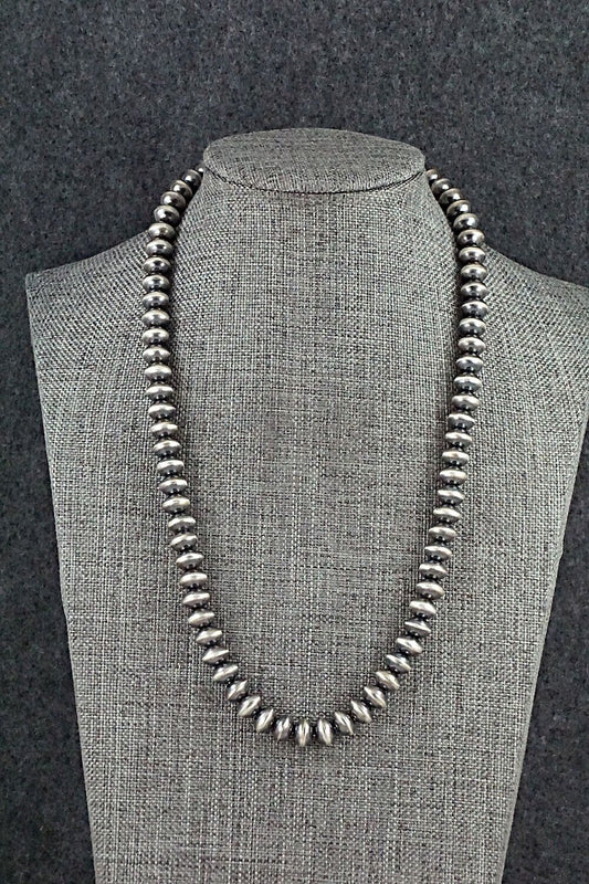 Sterling Silver Navajo Pearl Necklace - Michelle Jameson