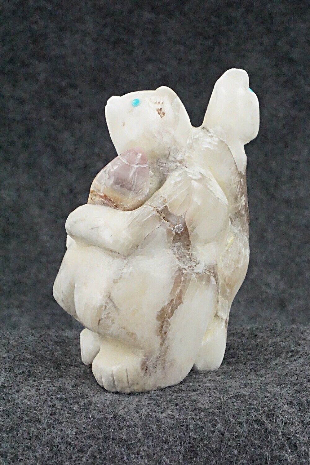 Bear with Cub Zuni Fetish Carving - Ariane Quam
