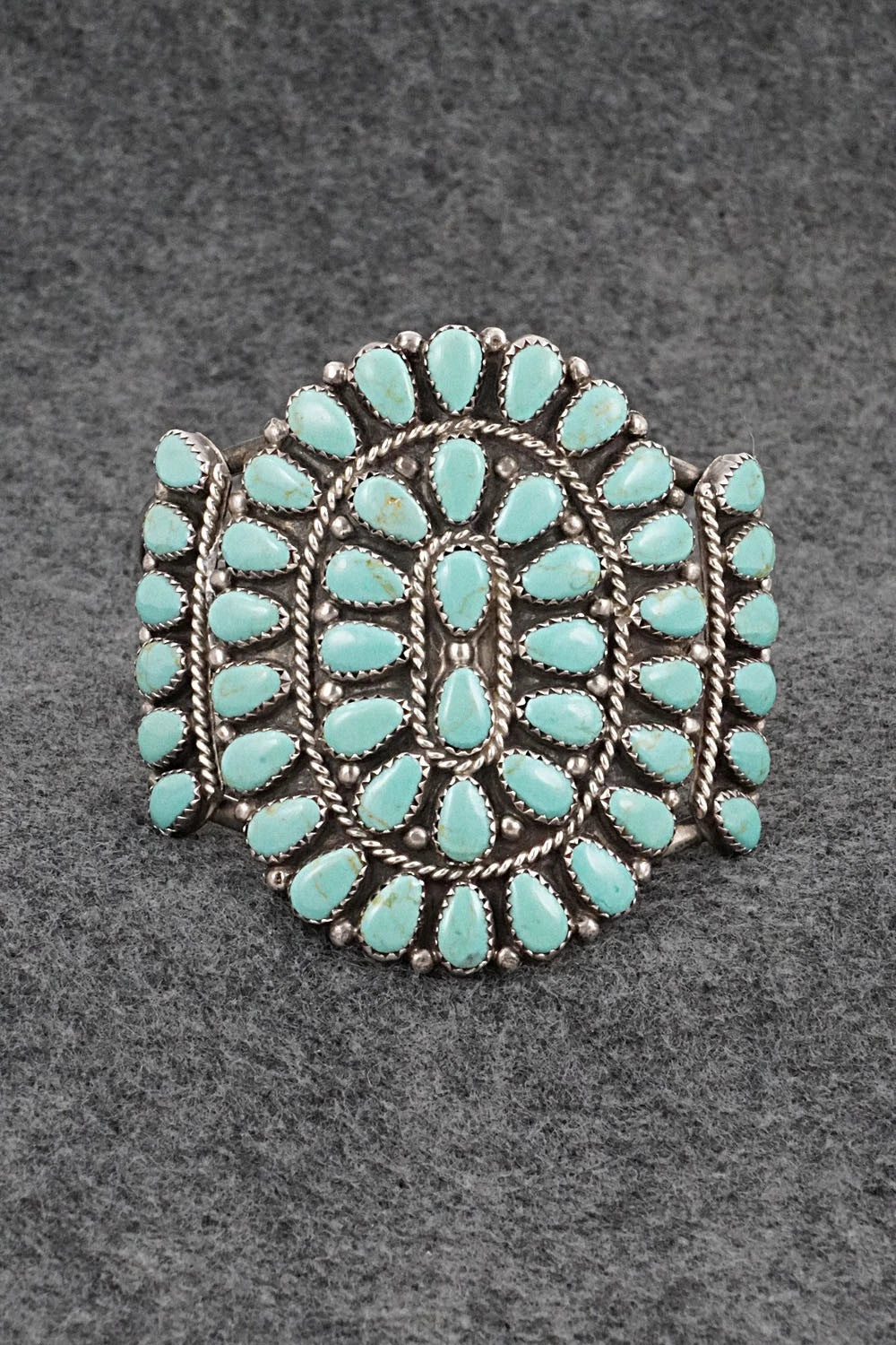 Turquoise & Sterling Silver Vintage Bracelet