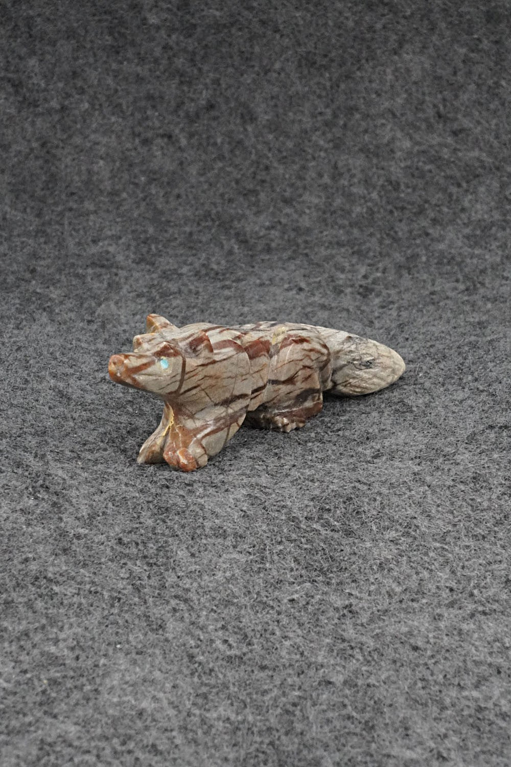 Wolf Zuni Fetish Carving - Tony Mackel