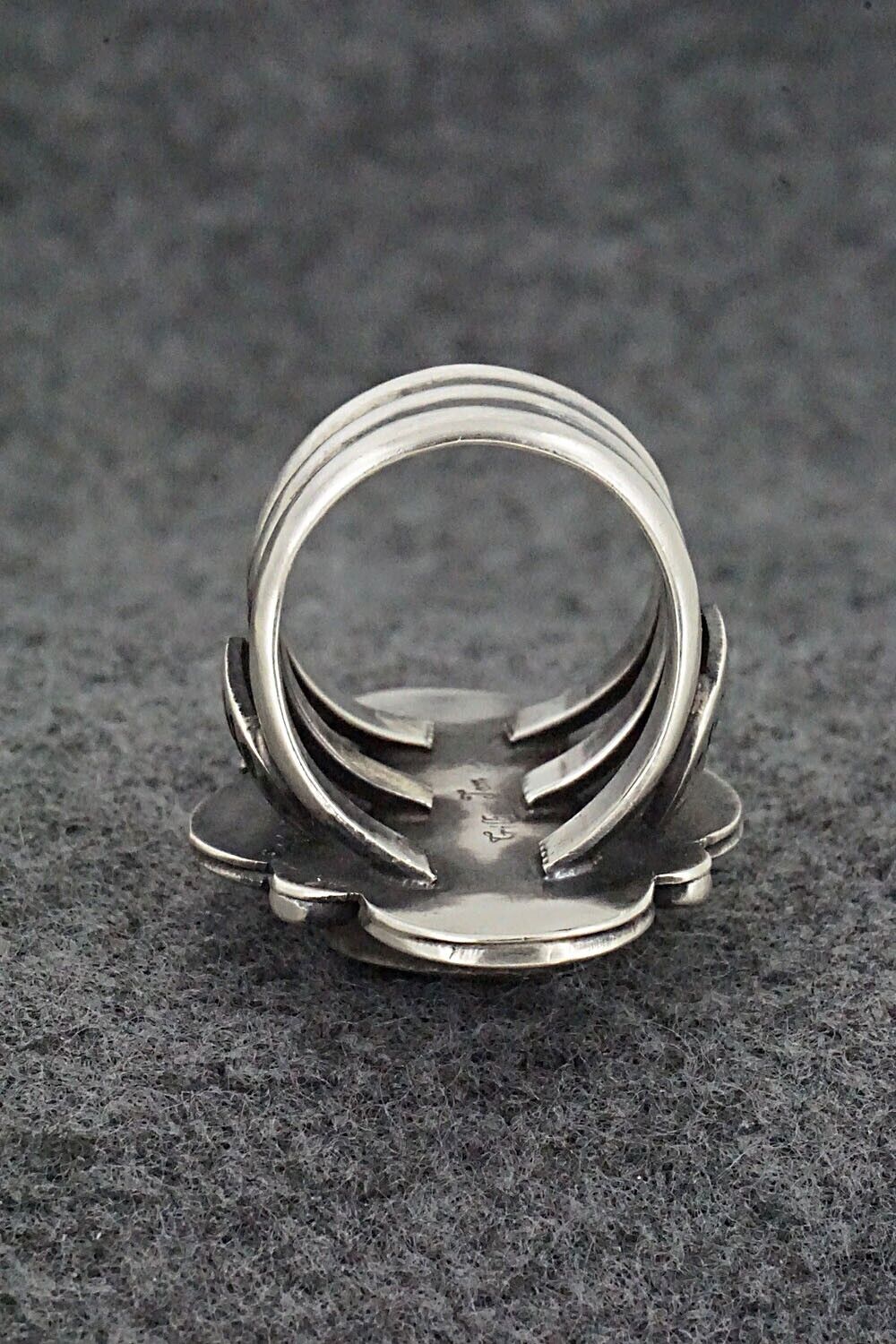 Turquoise & Sterling Silver Ring - Gilbert Tom - Size 7