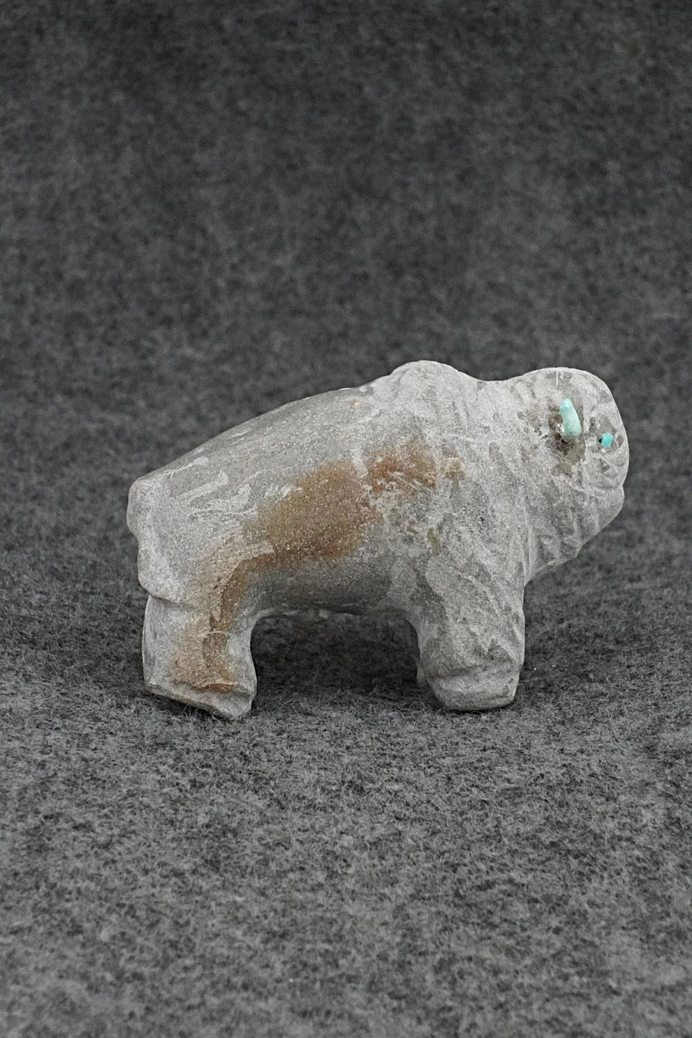 Buffalo Zuni Fetish Carving - Kenneth Malani