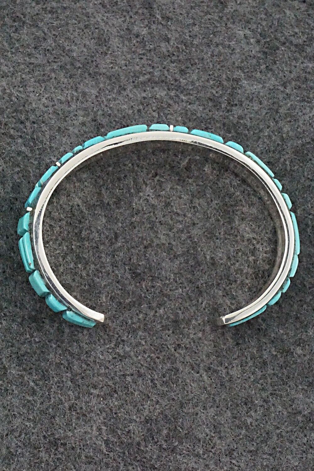 Turquoise & Sterling Silver Bracelet - Edison Yazzie