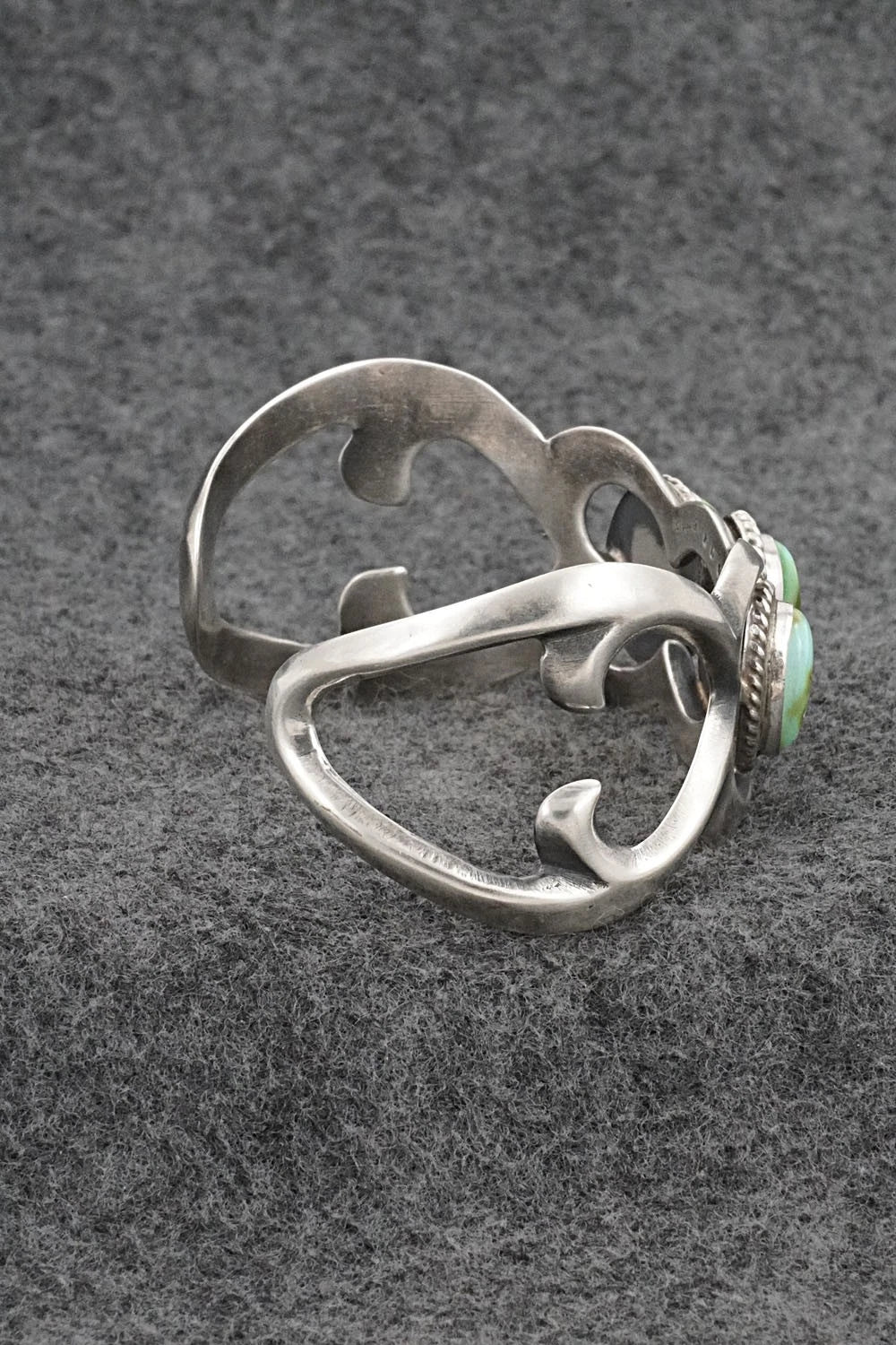 Turquoise & Sterling Silver Bracelet - Eugene Gruber