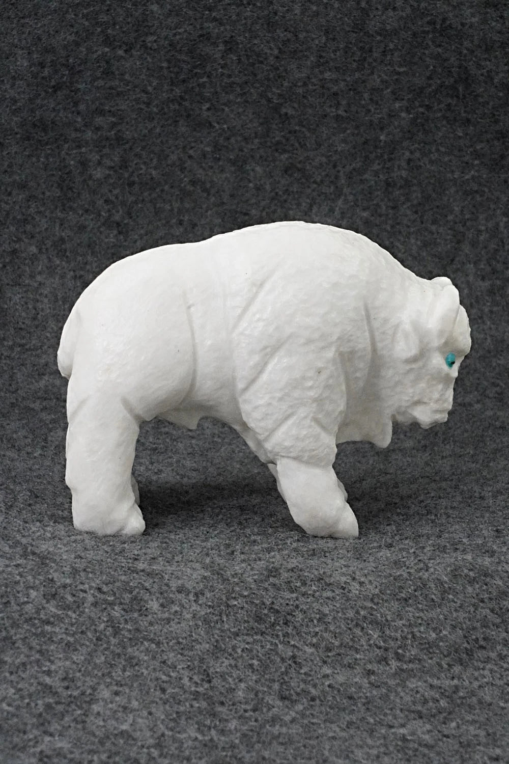 Buffalo Zuni Fetish Carving - Herb Him