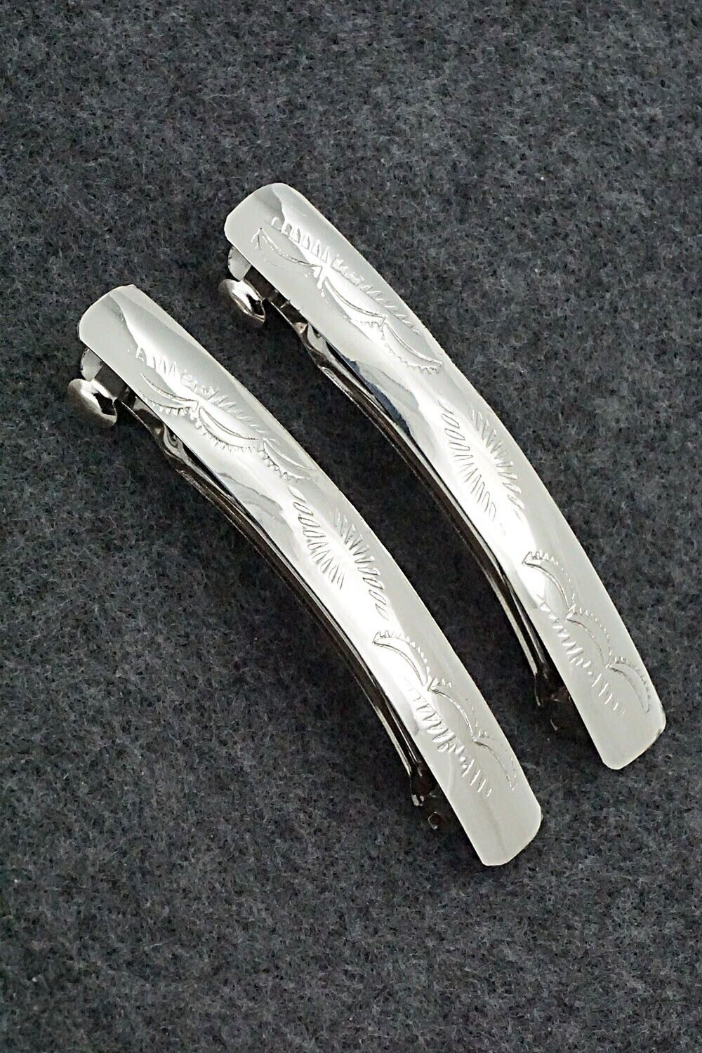 Sterling Silver Hair Barrettes - Randall Dalgai
