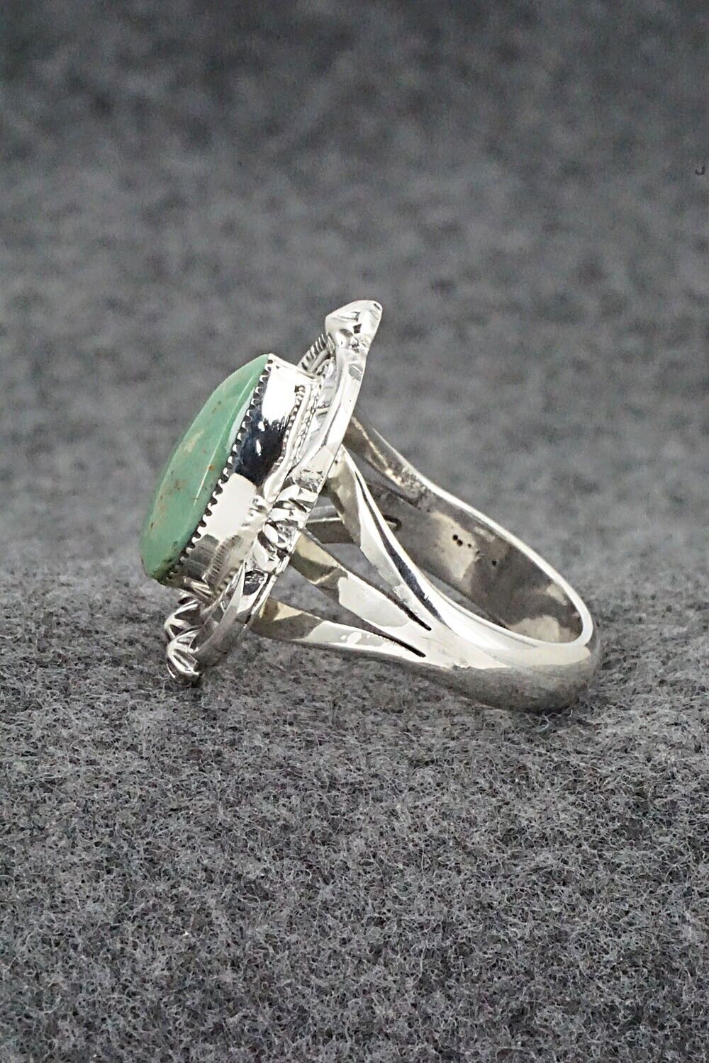 Turquoise & Sterling Silver Ring - Irvin Tsosie - Size 9