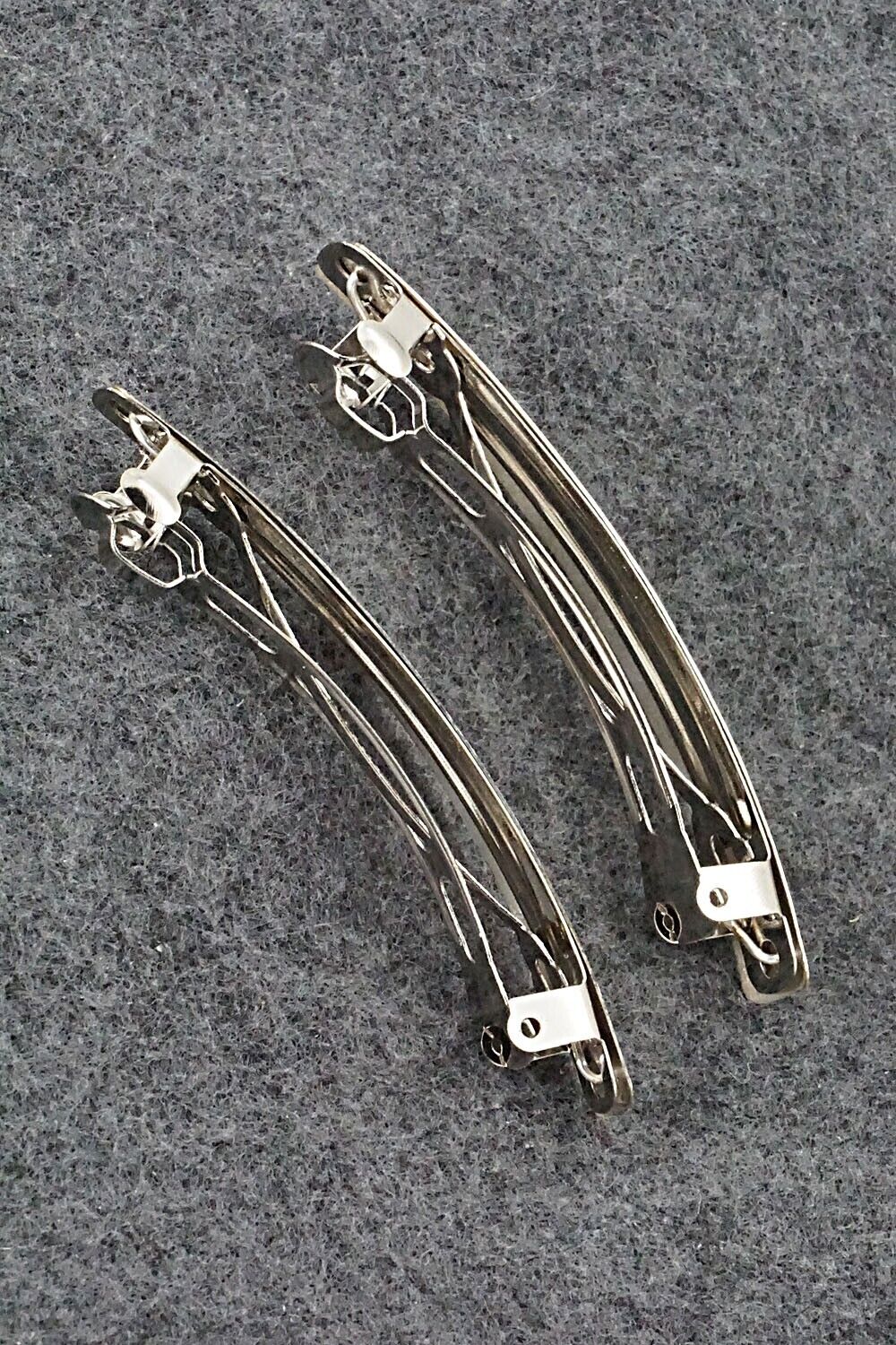Sterling Silver Hair Barrettes - Randall Dalgai