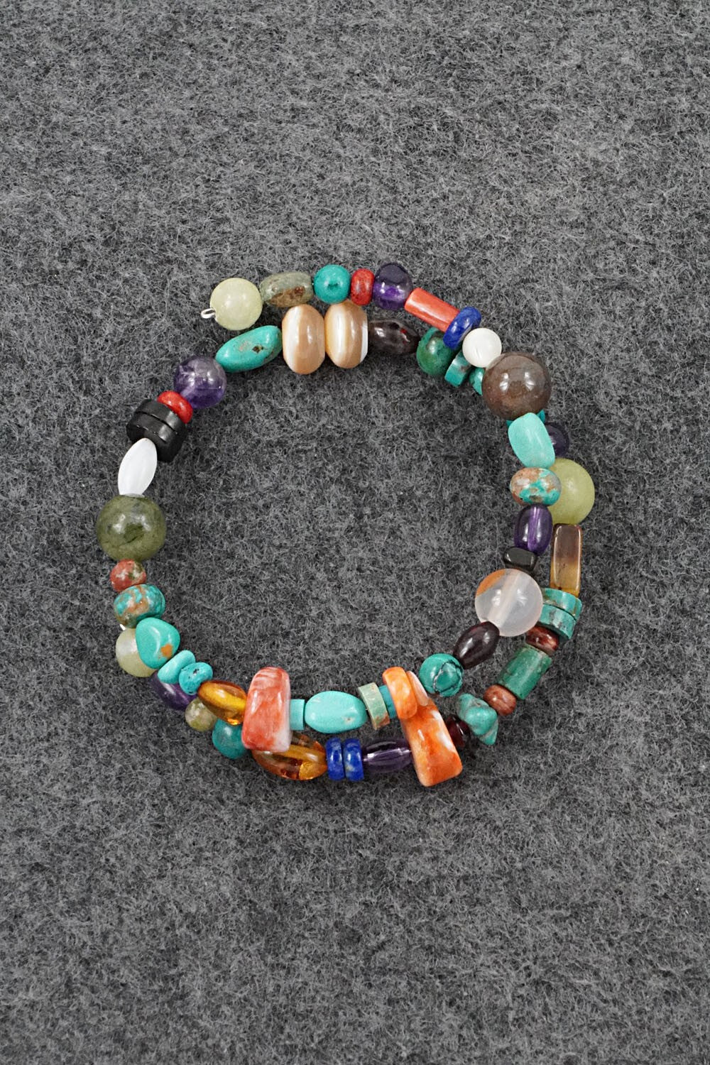 Multi-Stone Beaded Bracelet - Helen Tsosie