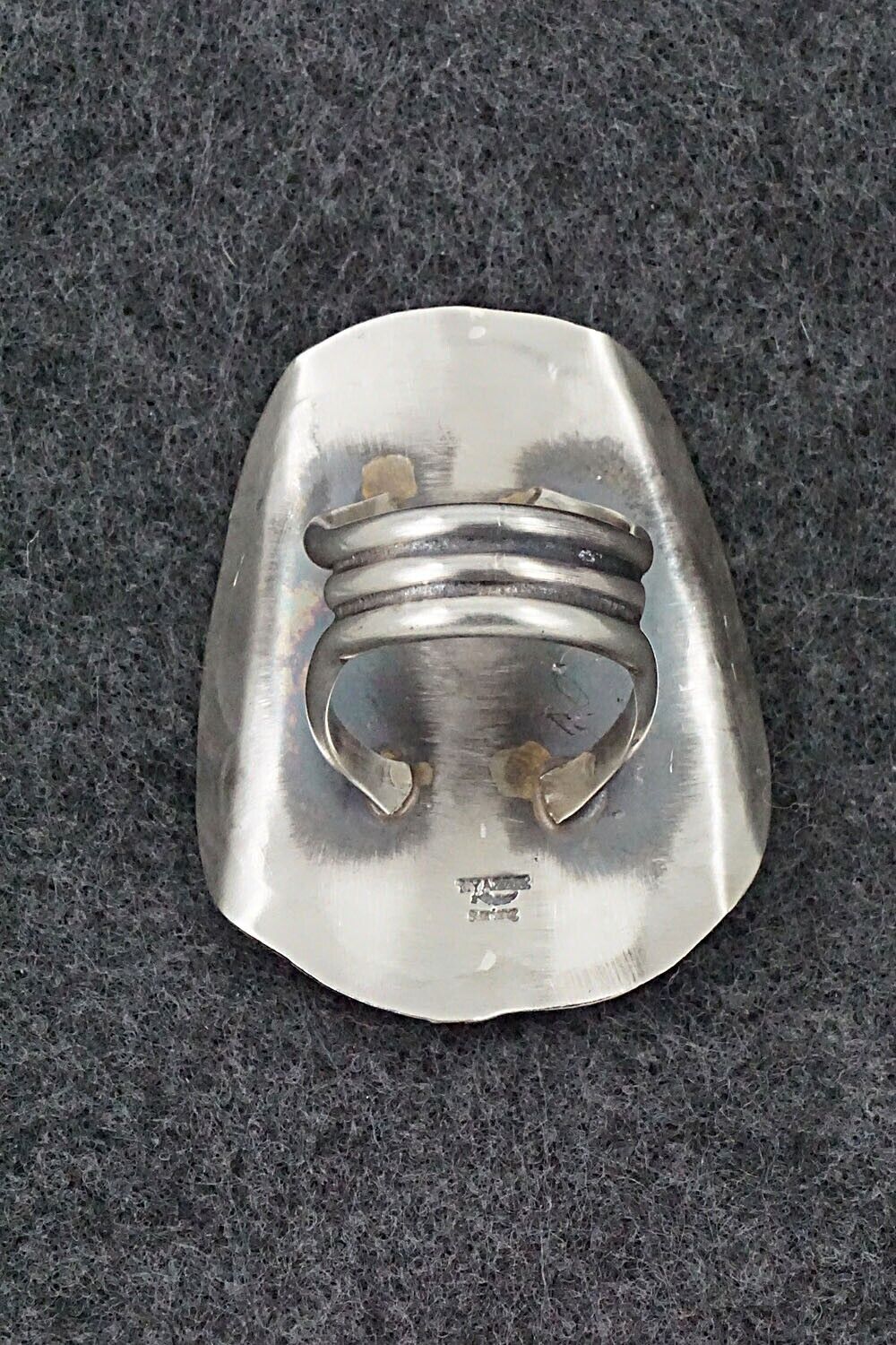 Turquoise & Sterling Silver Ring - Tim Yazzie - Size 6.5
