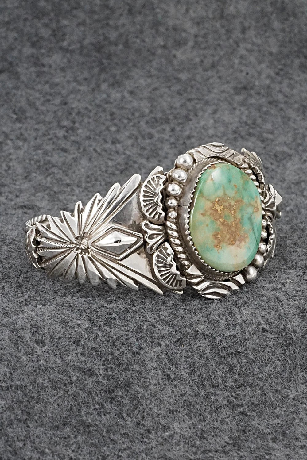 Turquoise & Sterling Silver Bracelet - Emerson Delgarito