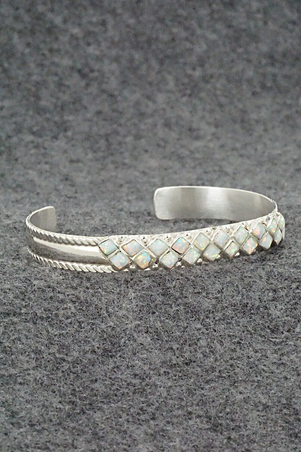 Opalite & Sterling Silver Bracelet - Bonnie Quam