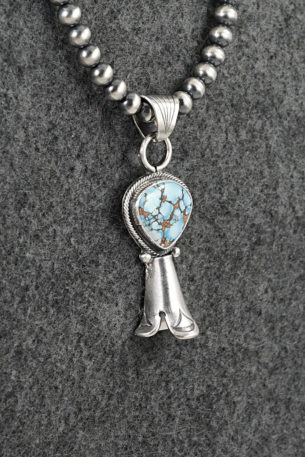 Turquoise & Sterling Silver Necklace - Sharon McCarthy