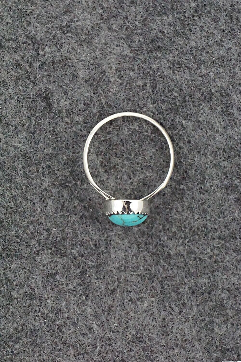 Turquoise & Sterling Silver Ring - Betty Hawthorne - Size 9