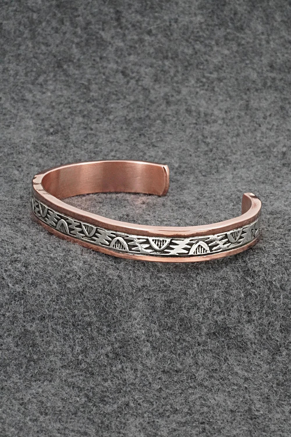 Copper & Sterling Silver Bracelet - Wylie Secatero