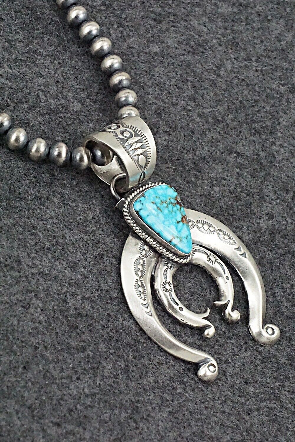 Turquoise & Sterling Silver Necklace - Paige Gordon