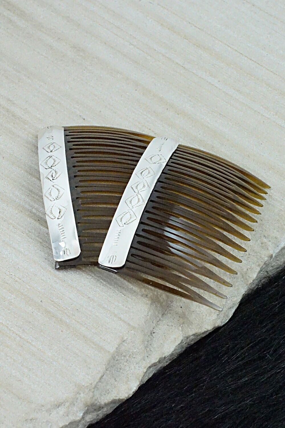 Sterling Silver Hair Combs - Randall Dalgai