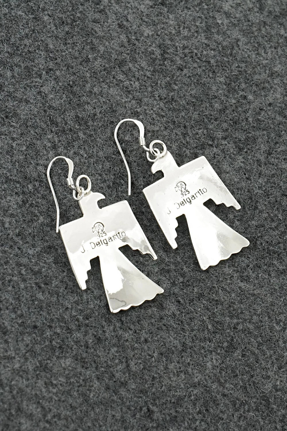 Turquoise & Sterling Silver Earrings - Jeremy Delgarito