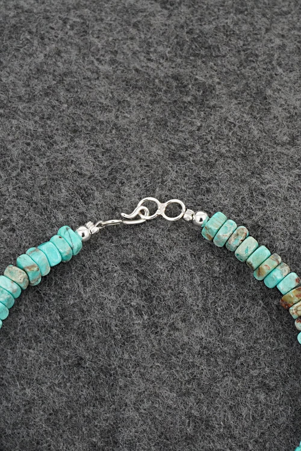Turquoise & Sterling Silver Bracelet - Doreen Jake