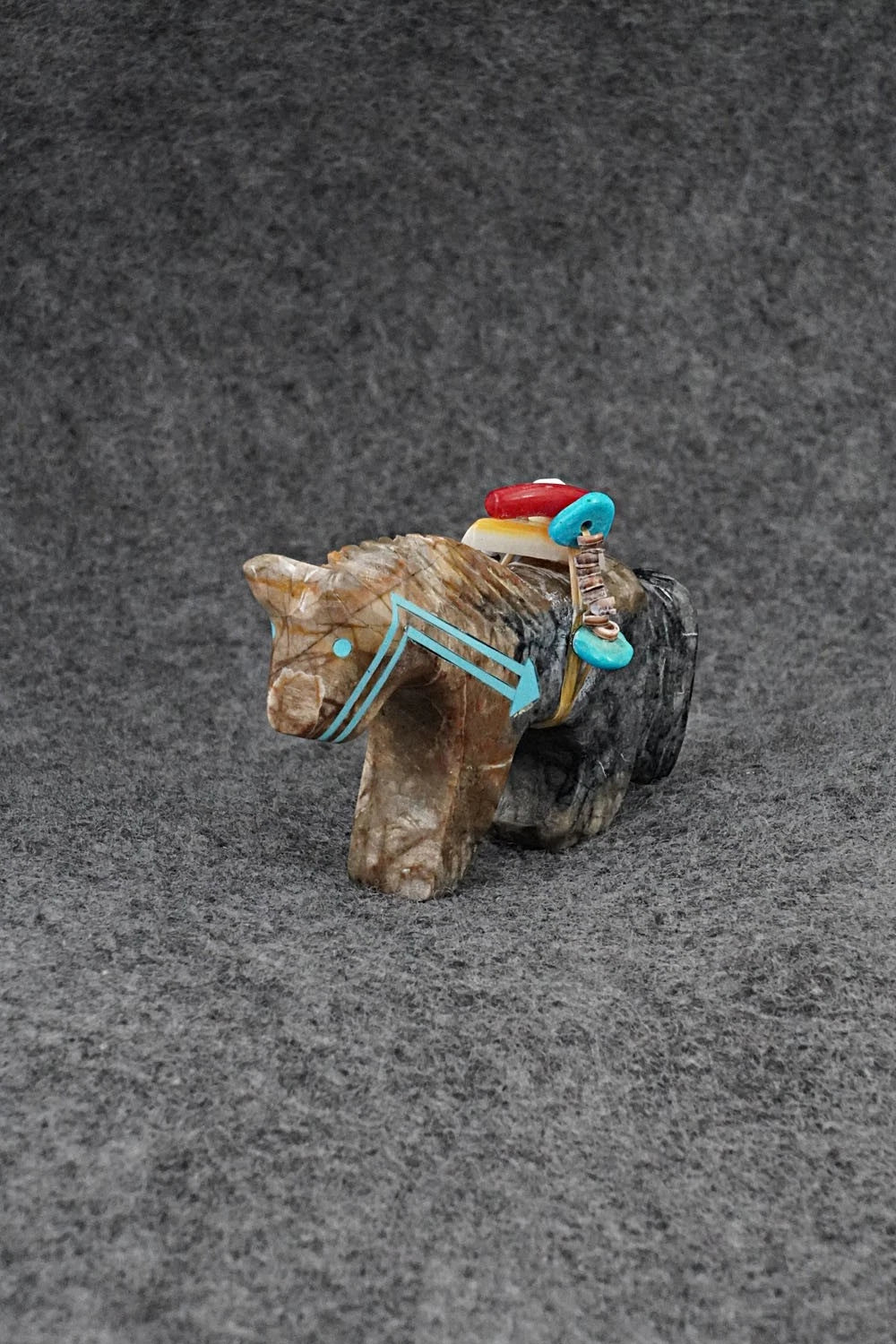 Horse Zuni Fetish Carving - Rodney Laiwakete