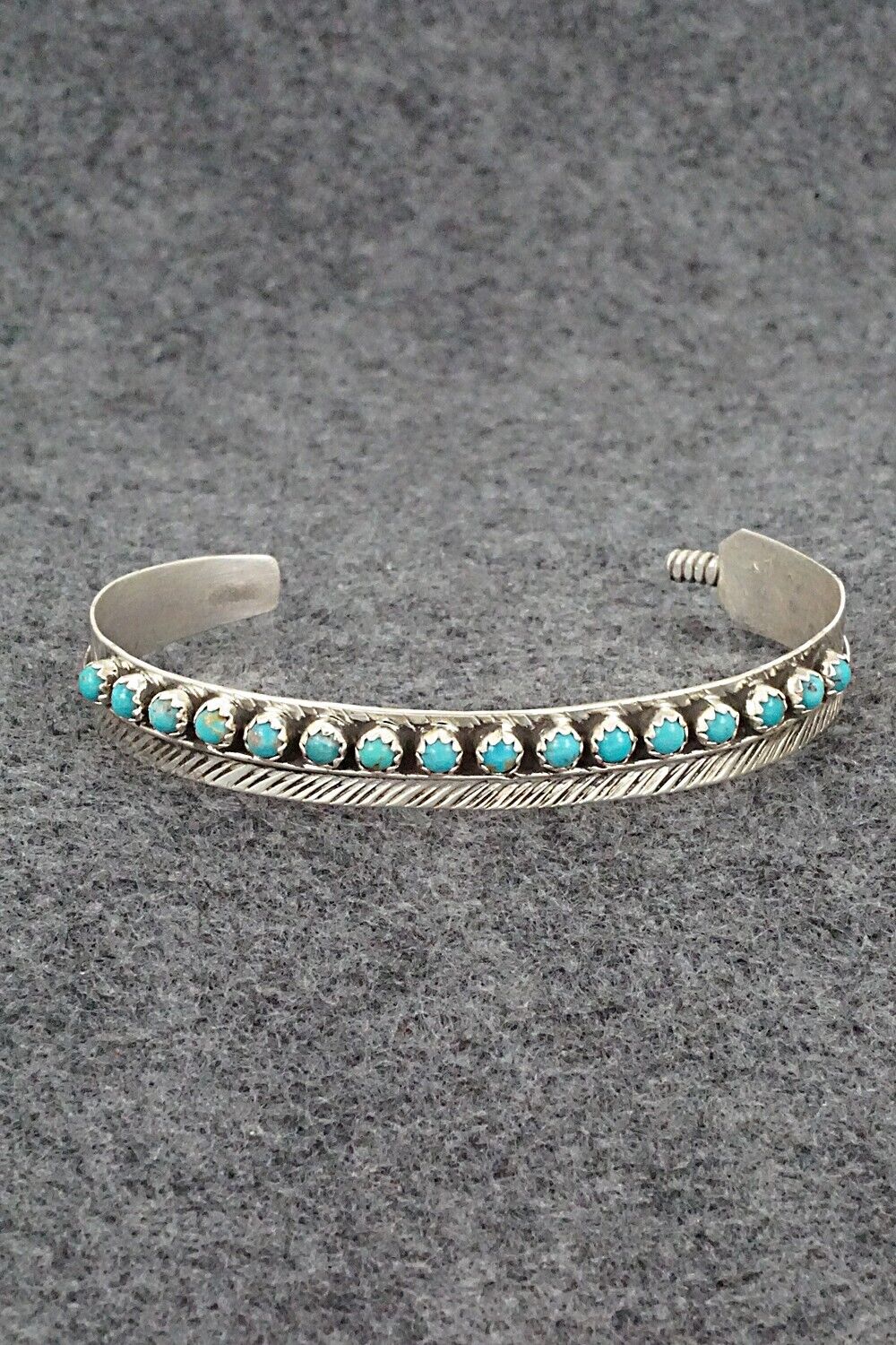 Turquoise and Sterling Silver Bracelet - Aaron Davis