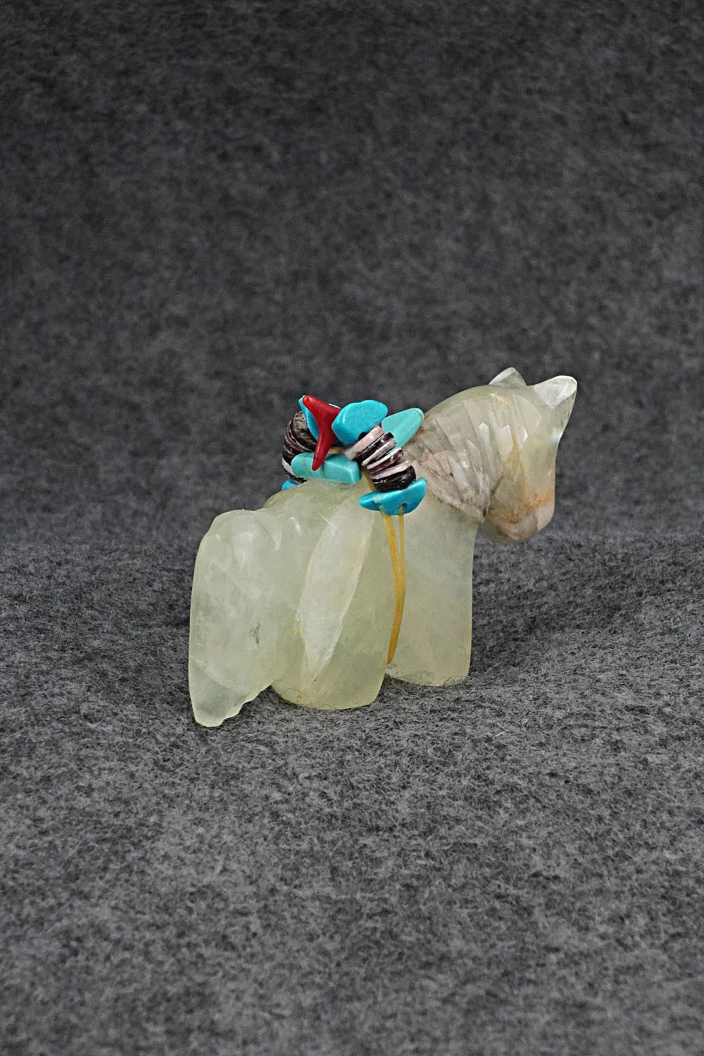 Horse Zuni Fetish Carving - Rodney Laiwakete