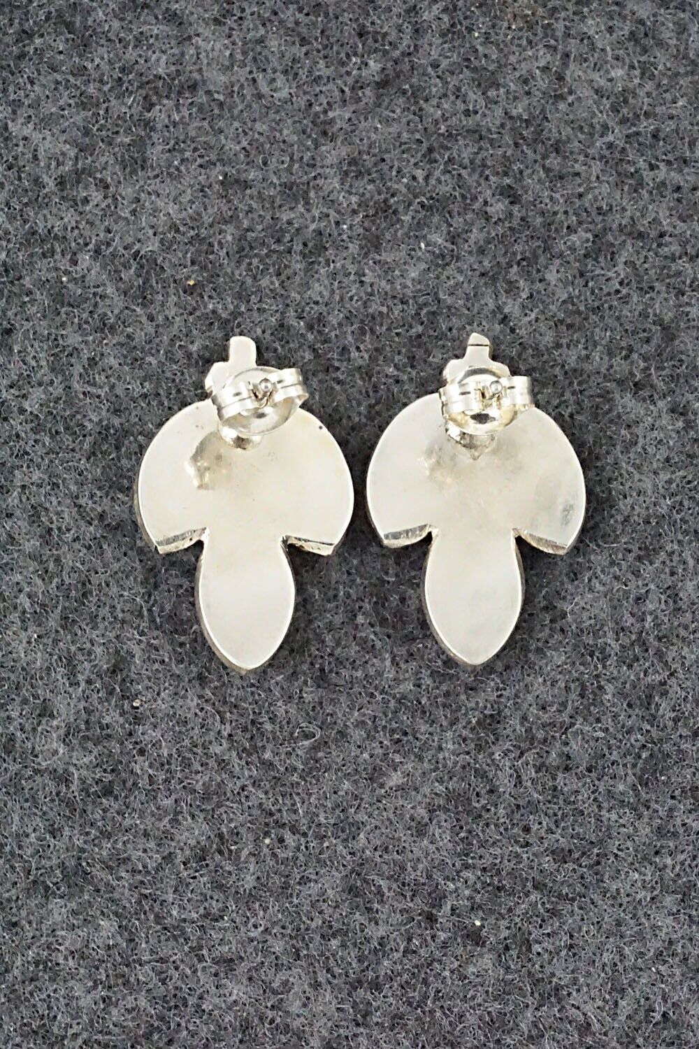 Coral & Sterling Silver Earrings - Fernando Othole