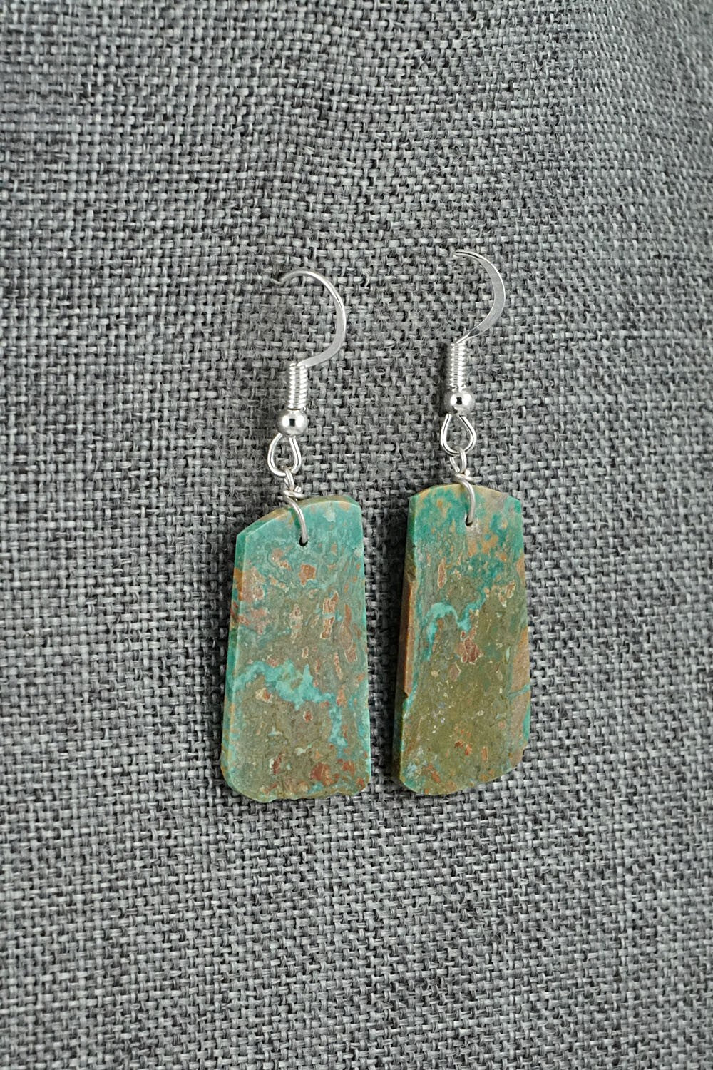 Turquoise & Sterling Silver Earrings - Tammy Nolcot