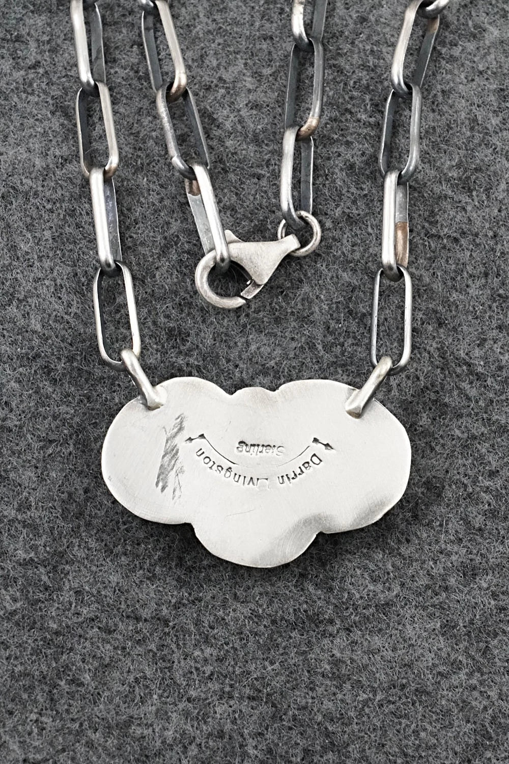 Turquoise & Sterling Silver Necklace - Darrin Livingston