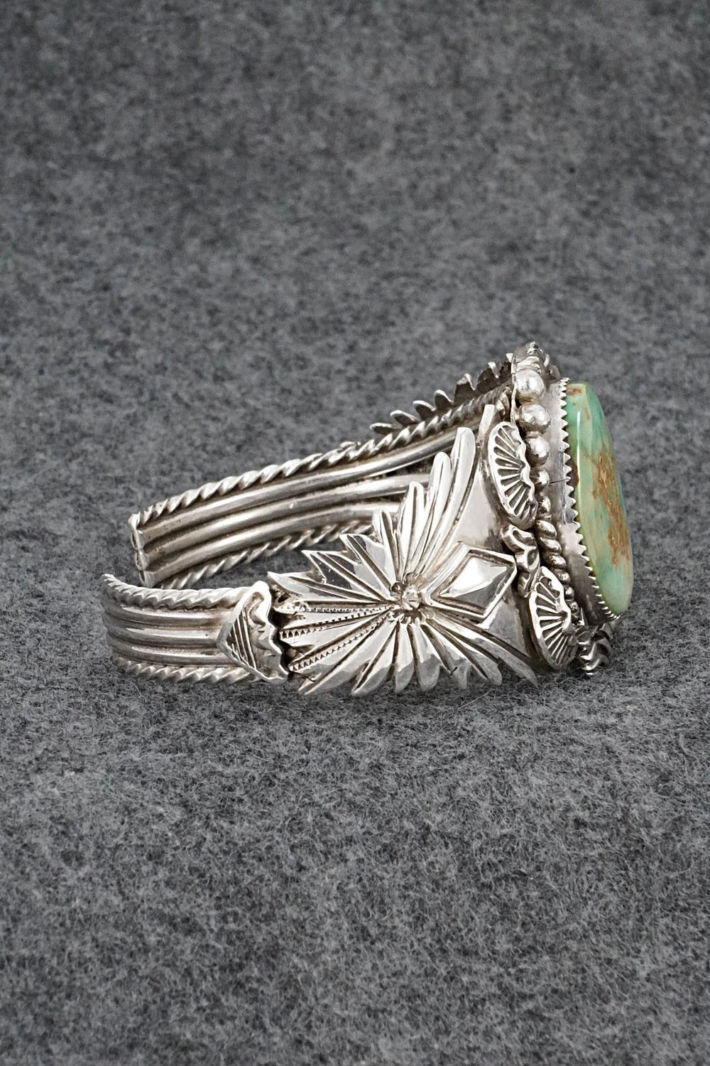 Turquoise & Sterling Silver Bracelet - Emerson Delgarito