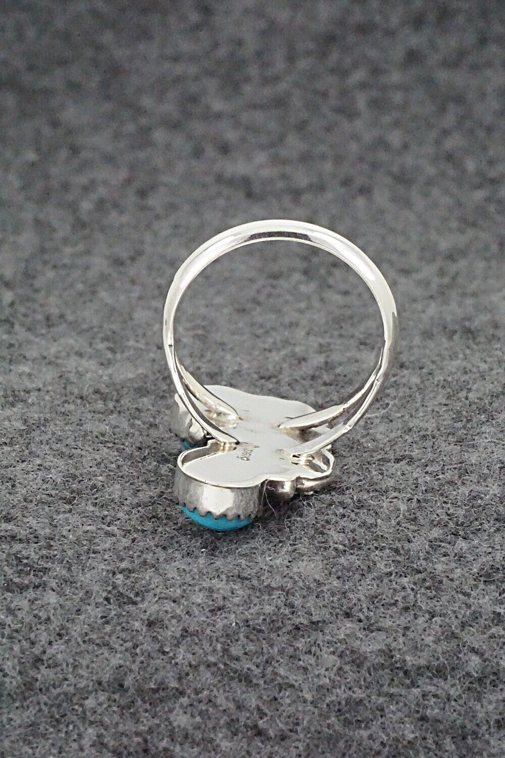 Turquoise & Sterling Silver Ring - Robert Martinez - Size 7