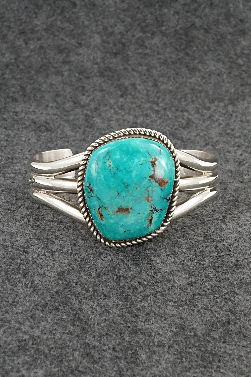 Turquoise & Sterling Silver Bracelet - Ray Nez