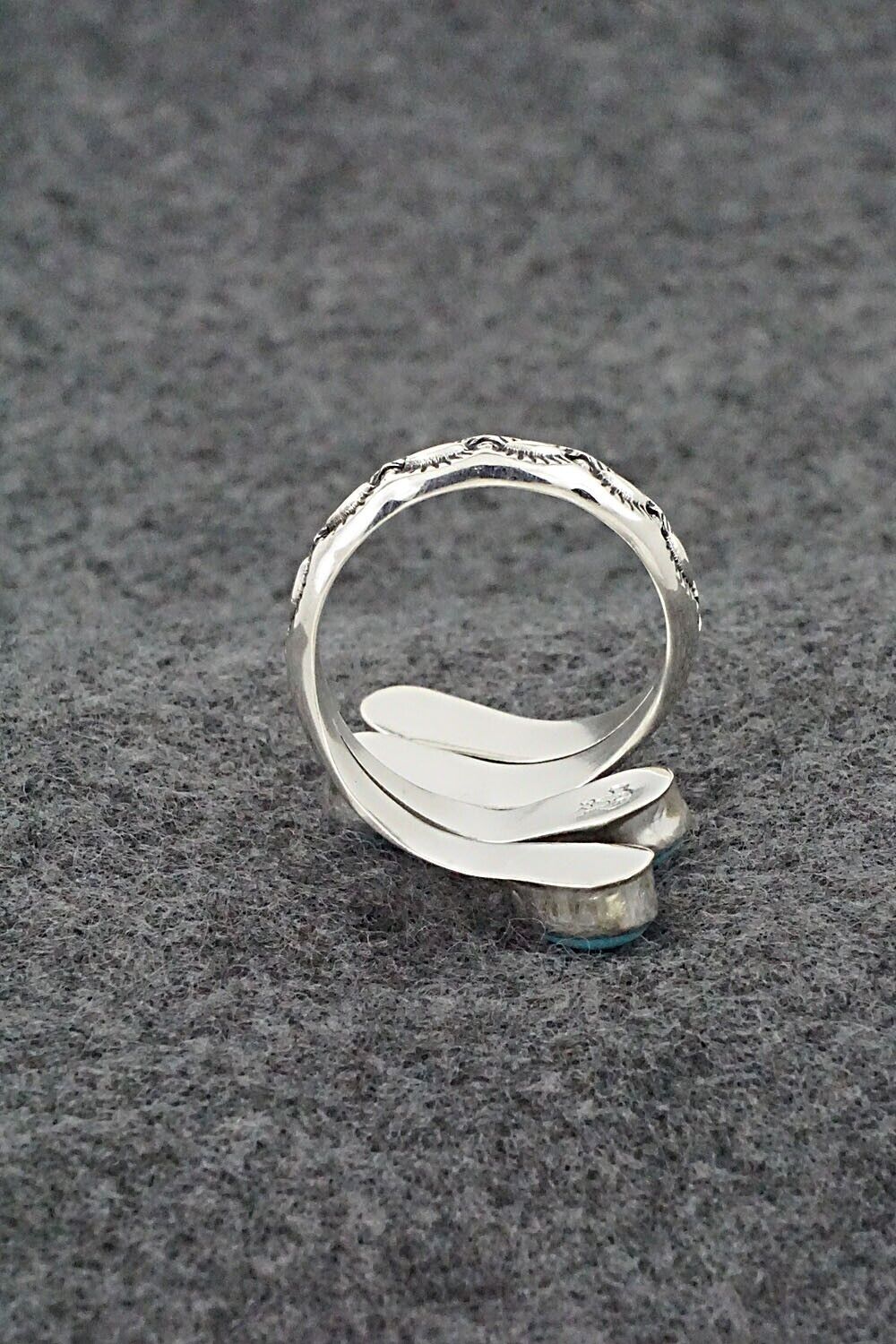 Turquoise & Sterling Silver Ring - Thomas Yazzie - Size 9
