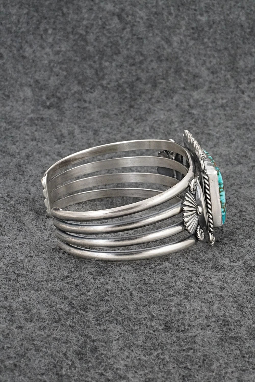 Turquoise & Sterling Silver Bracelet - Derrick Gordon