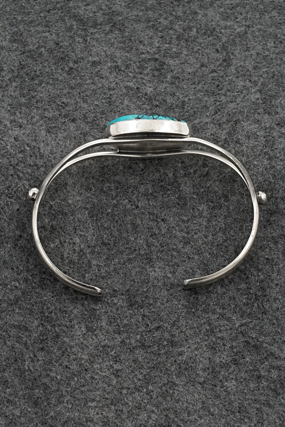 Turquoise & Sterling Silver Bracelet - Eugene Gruber